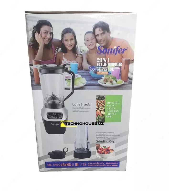 Блендер Sonifer SF-8128 1,5 л / 1500 Вт 2 в 1 — 6