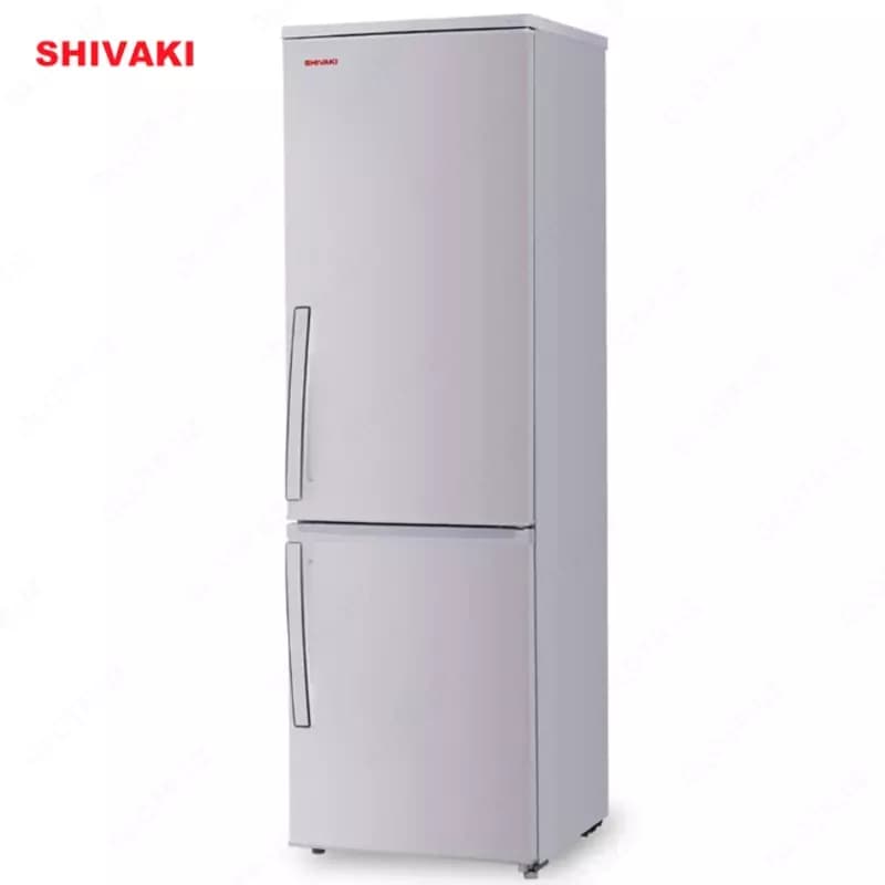 Двухкамерный холодильник Shivaki HD 345 RN Стальной — 2