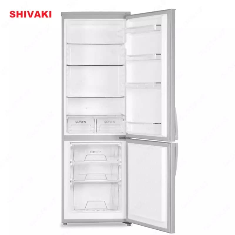 Двухкамерный холодильник Shivaki HD 345 RN Стальной — 4