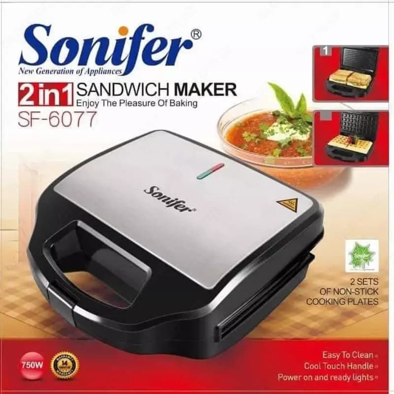 Тостер 2 в 1 SONIFER SF-6077 — 2