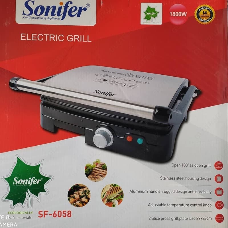 Sonifer Электрический гриль для семейного барбекю SF-6058 — 7