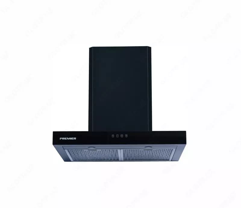 Каминная Вытяжка ”PREMIER T Shape BR” Turbo sen (Черная) 60 см — 1