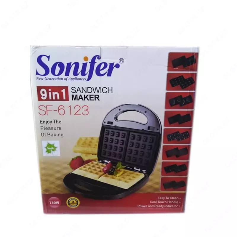 Вафельница 9 в 1 SONIFER SF-6123 — 2
