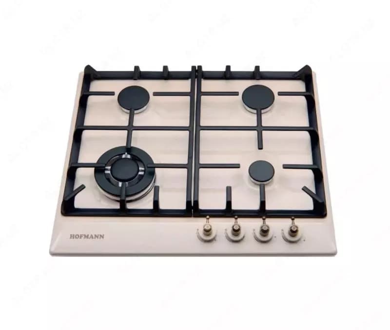 Газовая варочная панель ”Hofmann CLASSICO CH641TR2(OW)/HF” (Слоновая кость) — 1