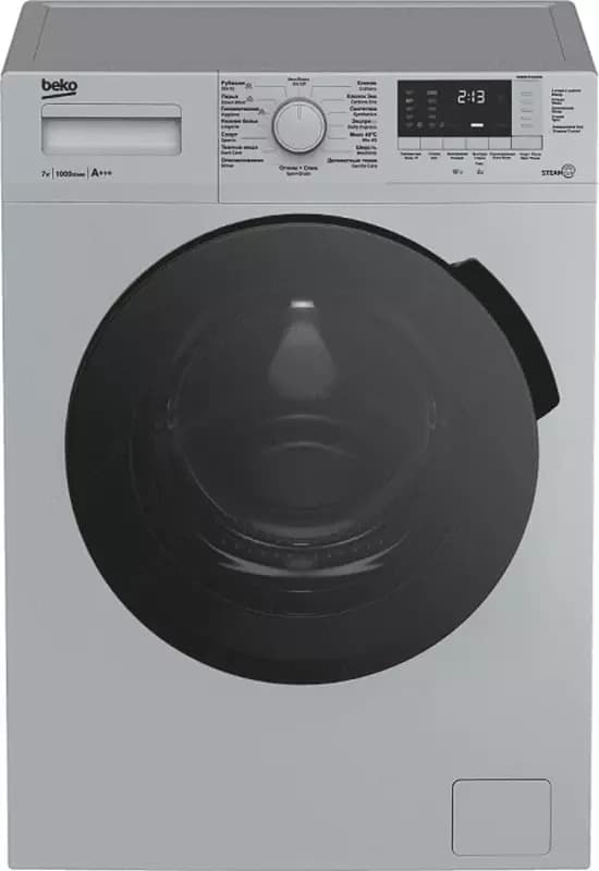 Стиральная машина автомат ”BEKO WSRE7512PRS” (Серая/Черная) 7 кг — 1