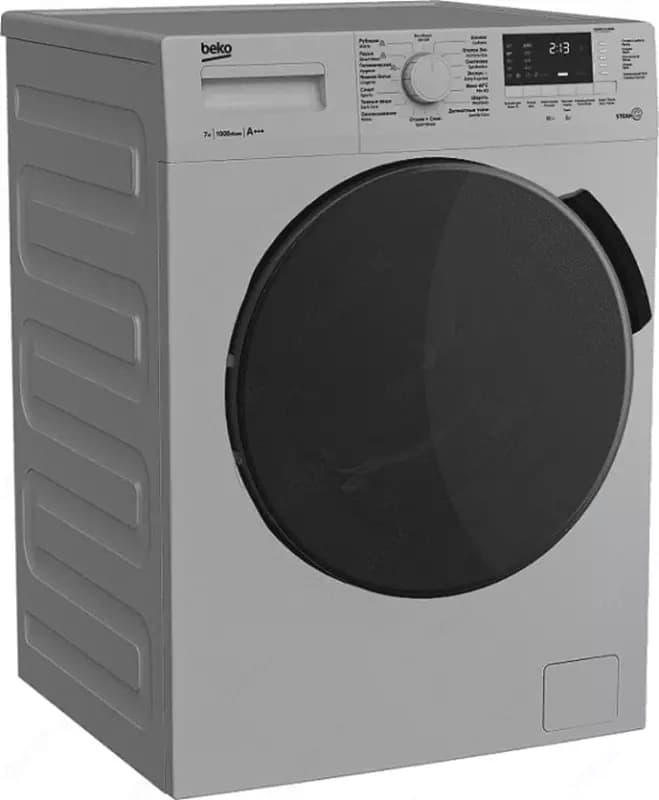 Стиральная машина автомат ”BEKO WSRE7512PRS” (Серая/Черная) 7 кг — 2