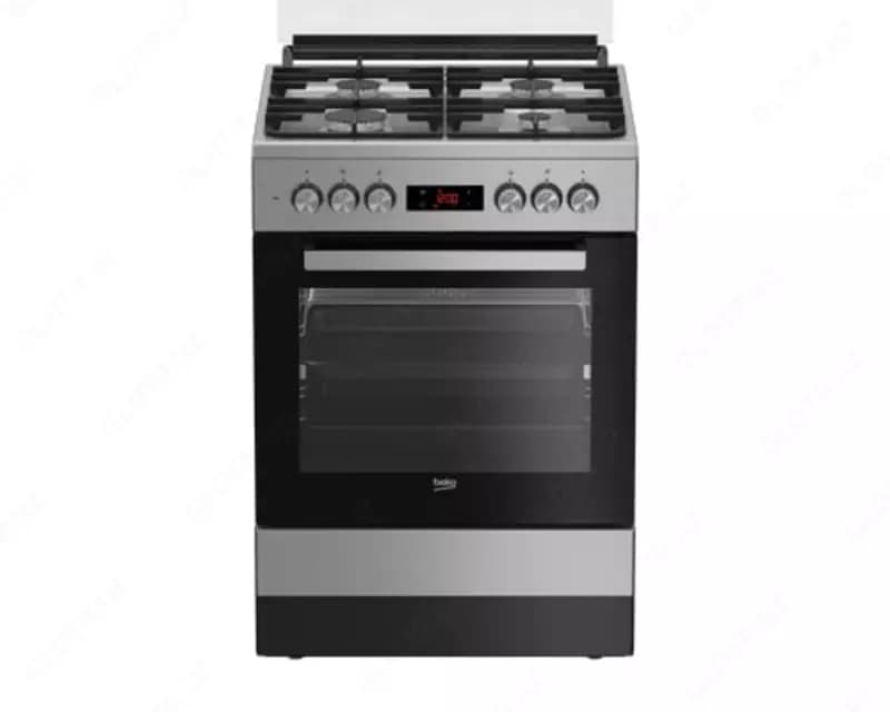 Газовая плита ”Beko FSM62330DXT” (Серая) 60 х 85 см — 1