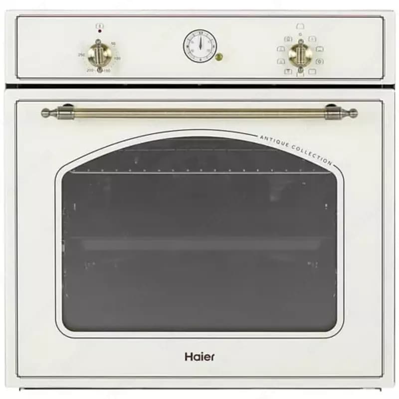 Духовой шкаф ”HAIER HOX-C09ATQBC” (Бежевое стекло) 76 литров — 1