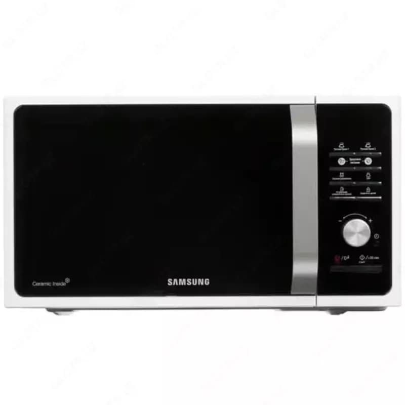 Микроволновая печь ”Samsung MS23F301TAW” (Белая/черная) 23 литра — 1