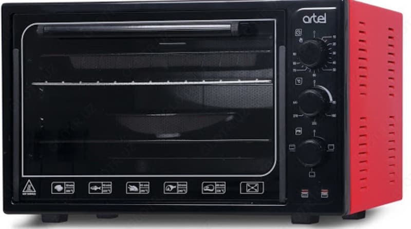 Мини-печь Artel ART-MD-3618 V2 Eco (Белая, Черная, Красная) — 1