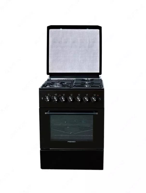 Комбинированная плита ”PRЕMIER Mid BT60F-31VBRЕ” 3+1 (Черная) 60 х 85 х 60 см — 1