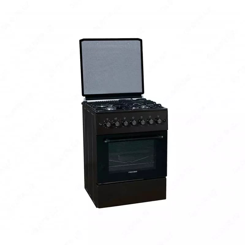 Комбинированная плита ”PRЕMIER Mid BT60F-31VBRЕ” 3+1 (Черная) 60 х 85 х 60 см — 2