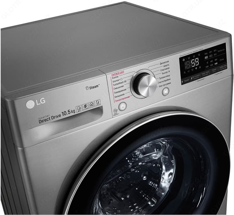 Стиральная машина LG F4V5VG2S dark-silver — 2