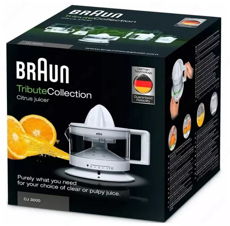 Цитрусовая соковыжималка Braun CJ3000WH — 4