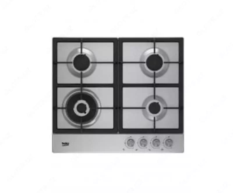 Газовая варочная панель ”Beko HIAW 64225 SX” (Серебристая) — 1