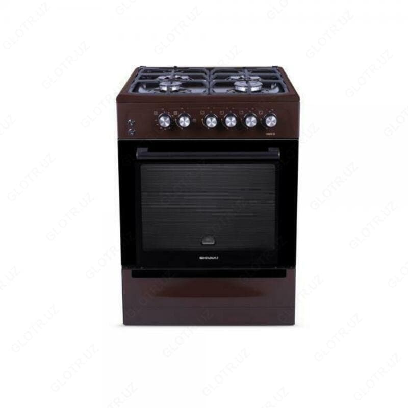 Газовая плита Shivaki 6301 КП Коричневый — 2