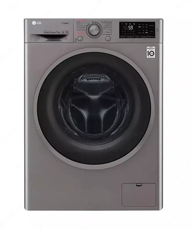 Стиральная машина автомат ”LG F2J6HS8S” (Серая/Черная) 7 кг — 1