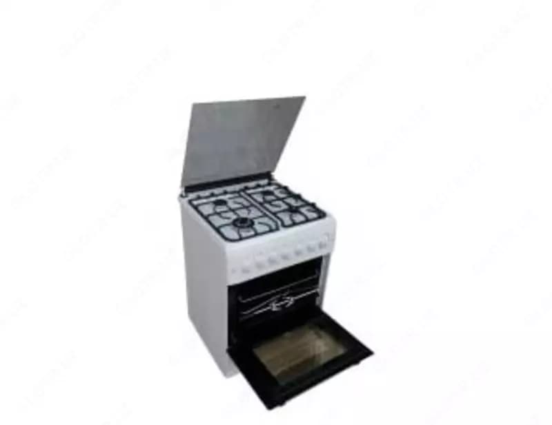 Газовая плита ”Бирюса U60GG60W” (Белая) 60 х 60 см — 1