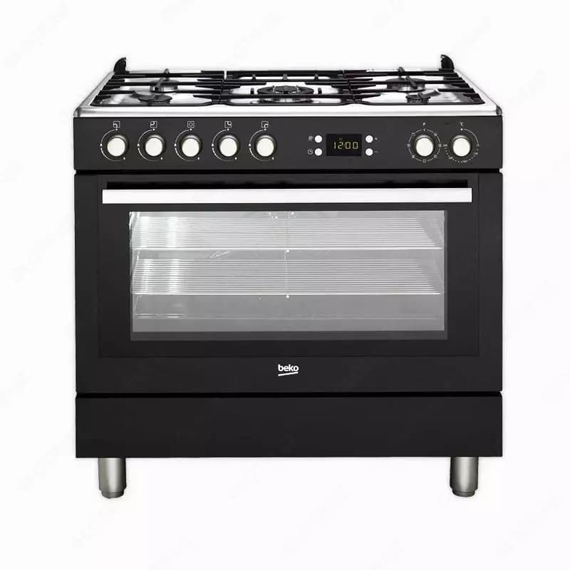 Комбинированная плита ”Beko GM15310DB” (Черная) 90 х 60 см — 1