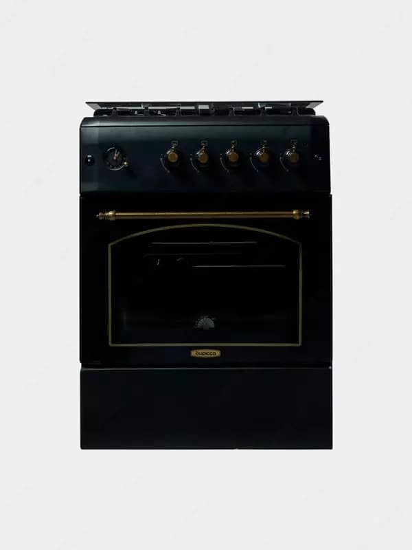Комбинированная плита ”Бирюса N60GE32BL” (Черная) 60 х 60 см — 2
