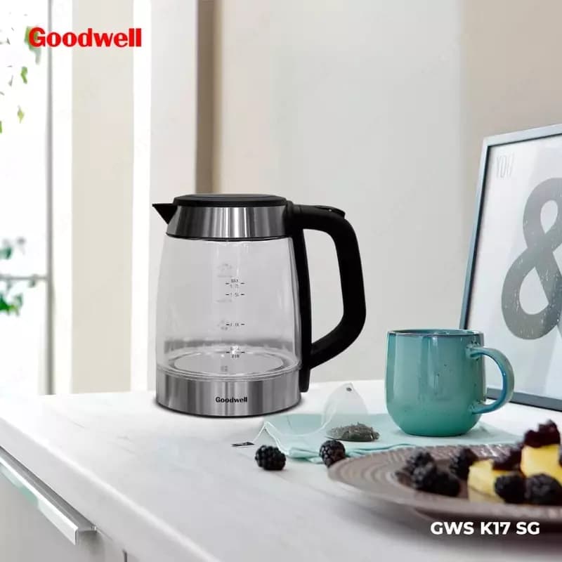 Электрочайник ”Goodwell GWS K17 SG” (Прозрачный) — 3