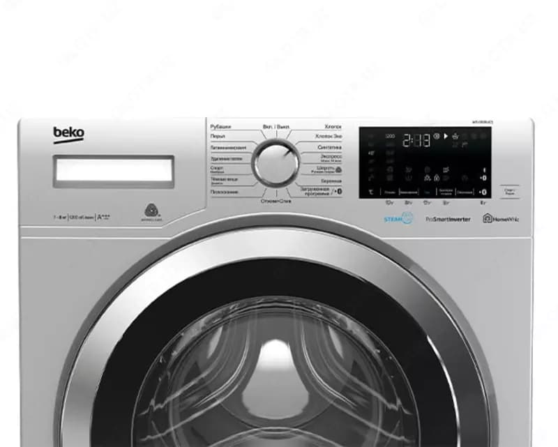 Стиральная машина автомат ”BEKO WTV8636XCS” (Серебристая) 8 кг — 3