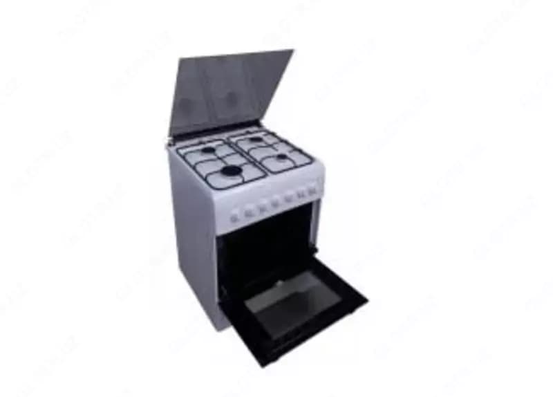 Газовая плита ”Бирюса N60GG05W” (Белая) 60 х 60 см — 2