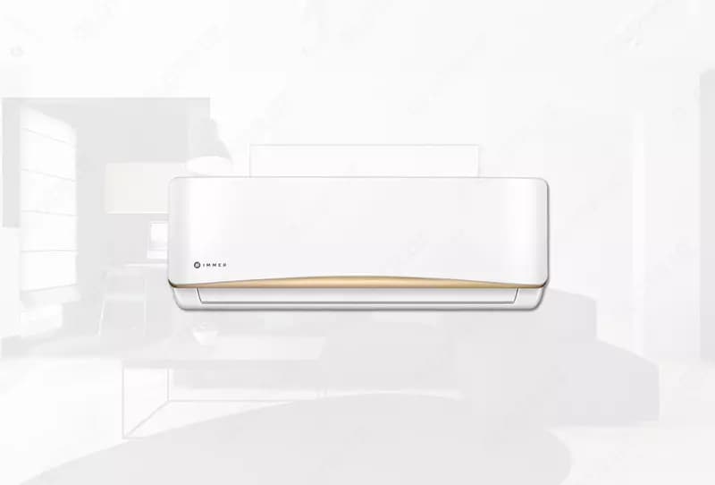 Кондиционер ”Immer Goldline” BTU 09, R410а (Белый/Золотистый) — 1