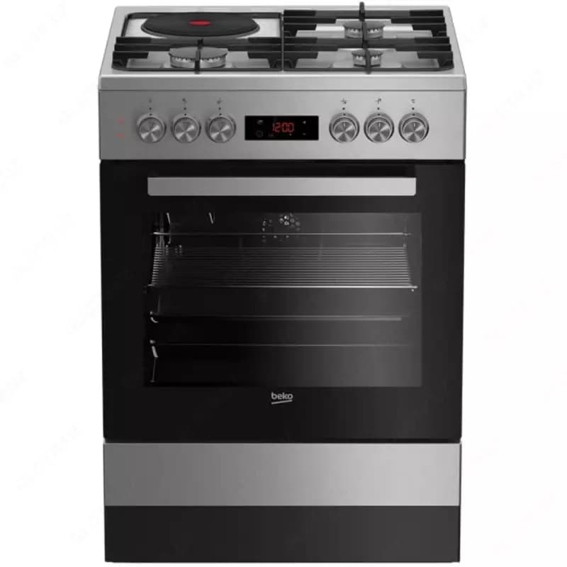 Комбинированная плита ”Beko FSE63330DX Superia” (Серая) 60 х 85 см — 1
