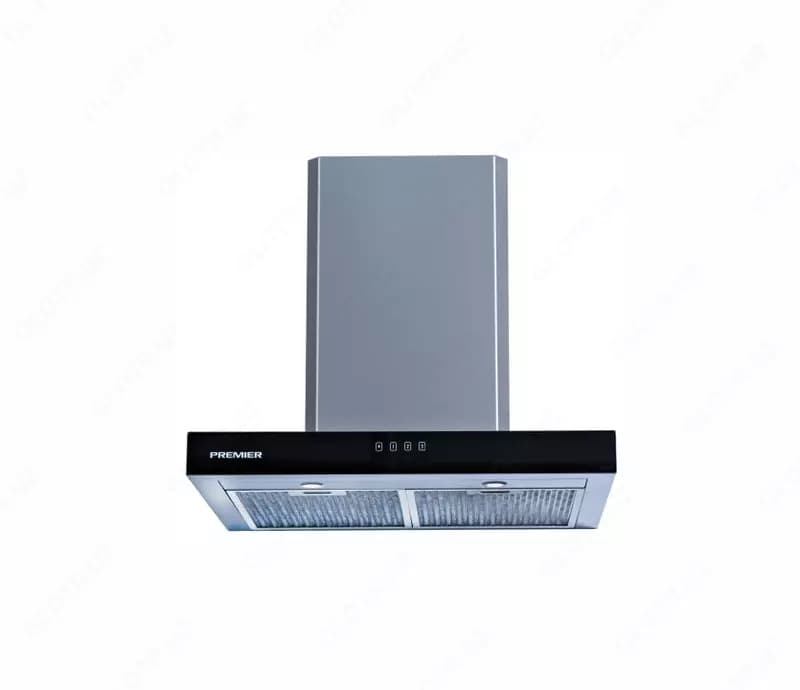 Каминная Вытяжка ”PREMIER T Shape S” Turbo sen (Серебристая) 60 см — 1