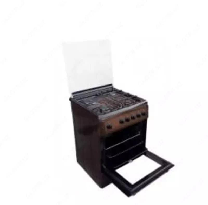 Комбинированная плита ”Бирюса U60GE45BR” (Коричневая) 60 х 60 см — 2