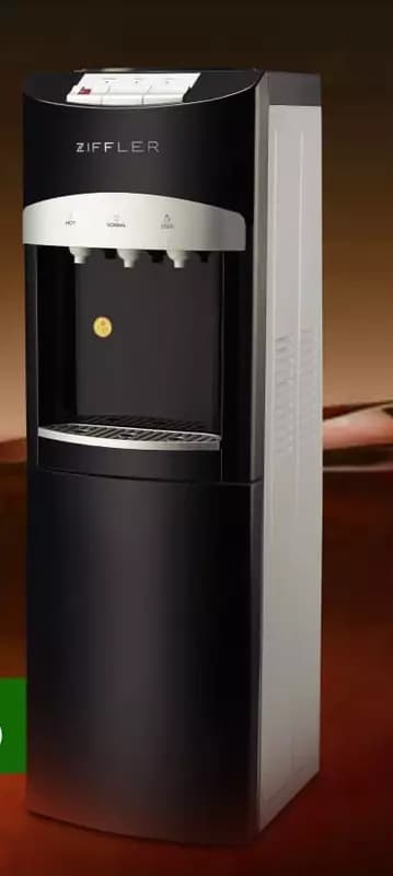 Напольный Кулер для воды ”Ziffler WD1144BS” (Черный/Инокс) — 2