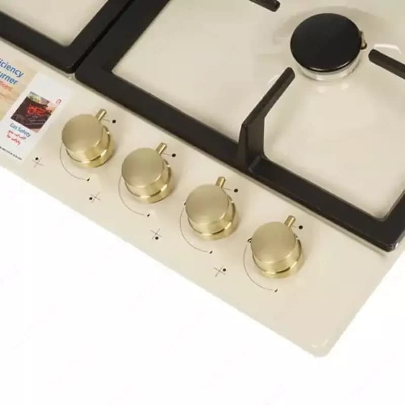 Газовая варочная панель ”Beko HIAW64225SCR” (Бежевая/золотистая) — 3