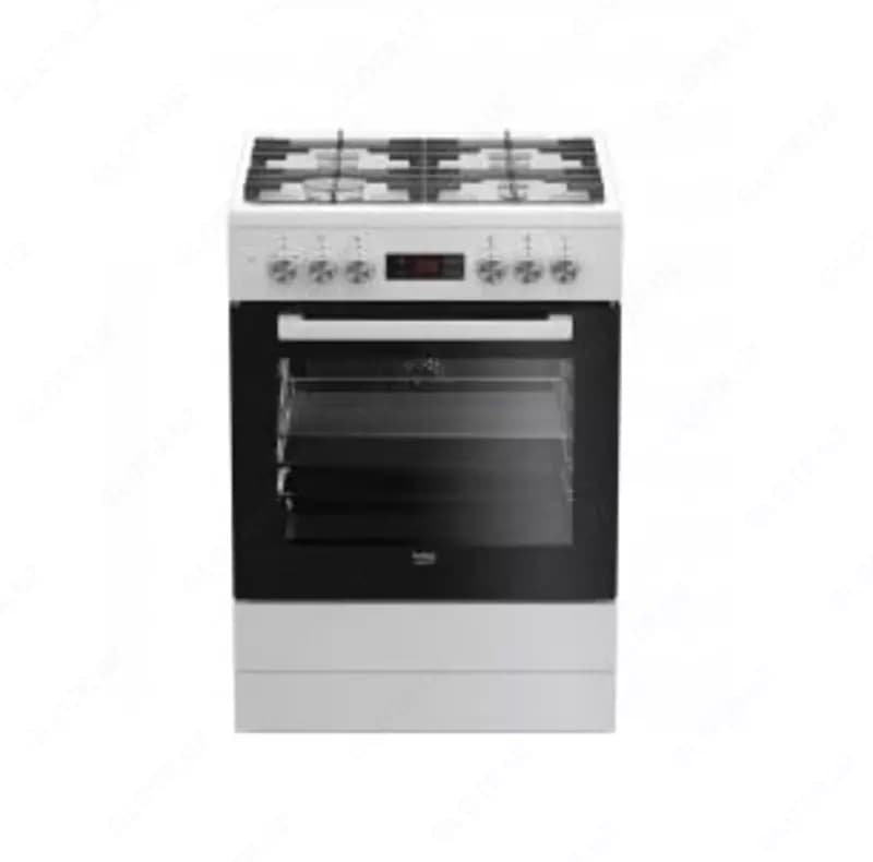 Газовая плита ”Beko FSM62330DWT” (Белая) 60 х 85 см — 2