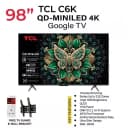 98” Телевизор TCL QLED 98C6K 4K UHD SMART Google