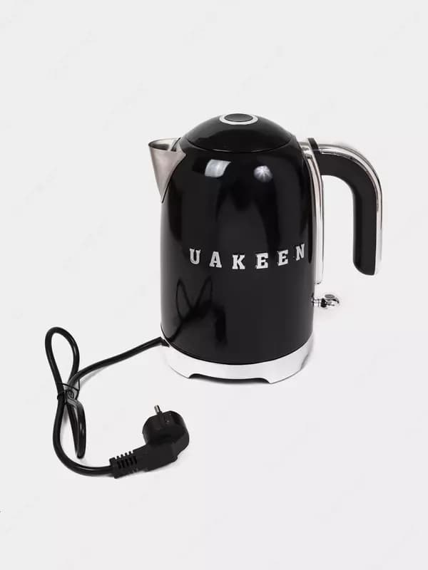 Электрический чайник UAKEEN 2200W, 2л, нержавеющая сталь, термостойкий ABS-пластик — 4