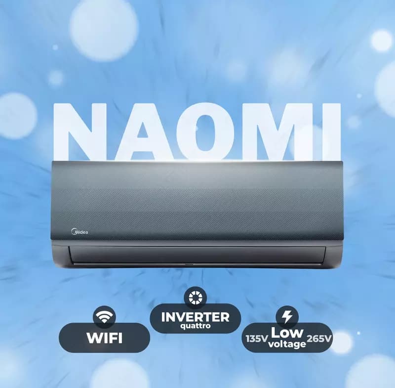 Кондиционер Midea Naomi 24. Inverter Quattro. Официальный дилер + Доставка! — 1