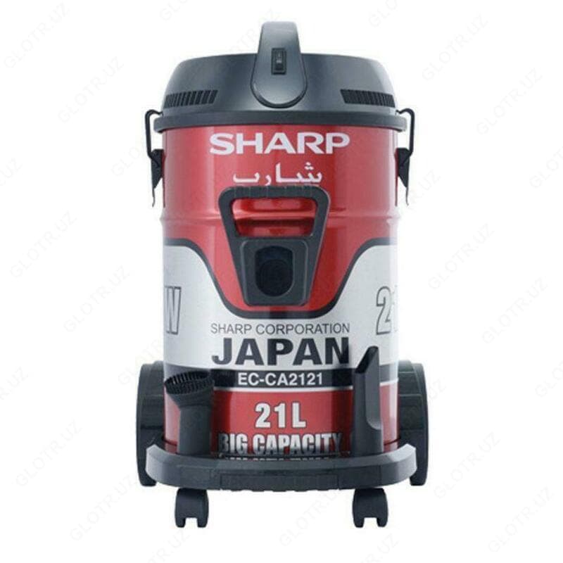 Хозяйственный пылесос Sharp с баком 21 литр из нержавеющей стали. Супермощь 2100 Вт. — 1