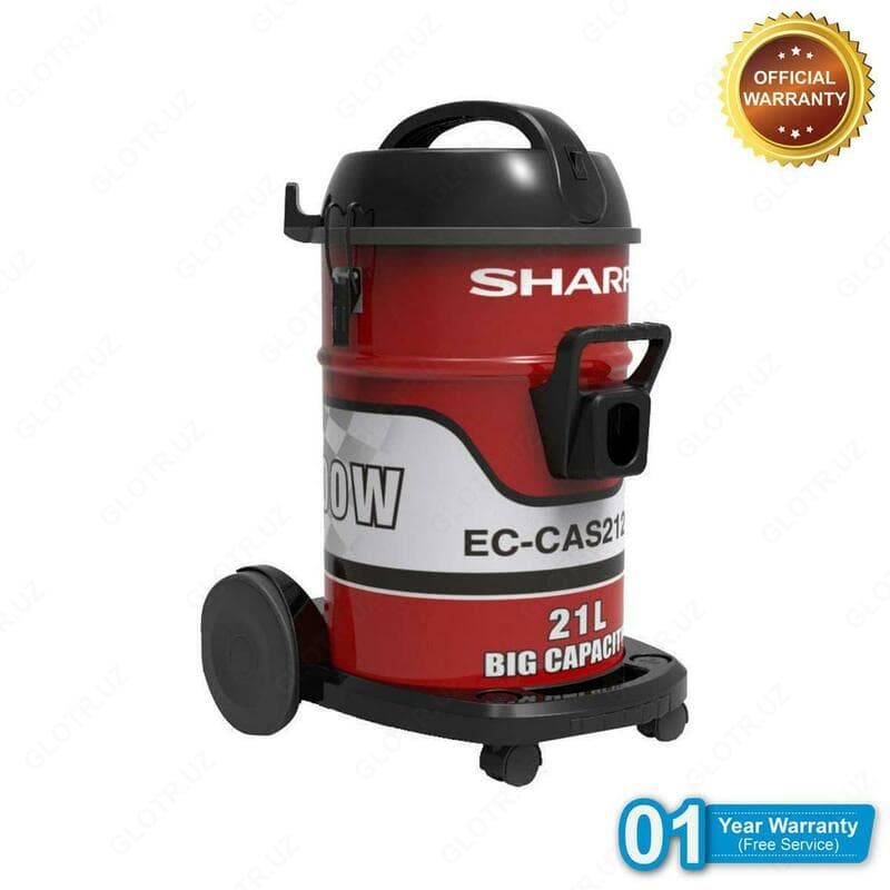 Хозяйственный пылесос Sharp с баком 21 литр из нержавеющей стали. Супермощь 2100 Вт. — 6