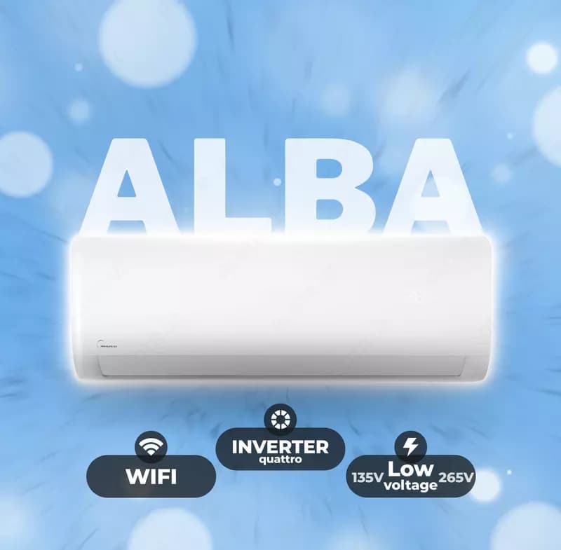 Кондиционер Midea Alba 18 Inverter Quattro. Официальный дилер + Доставка! — 1