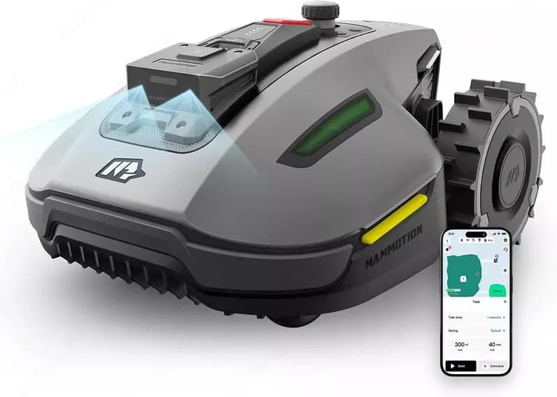 Газонокосилка-робот YUKA Mini 700H, прием 0,17 акра, Ultrasense AI Vision+ RTK. — 1