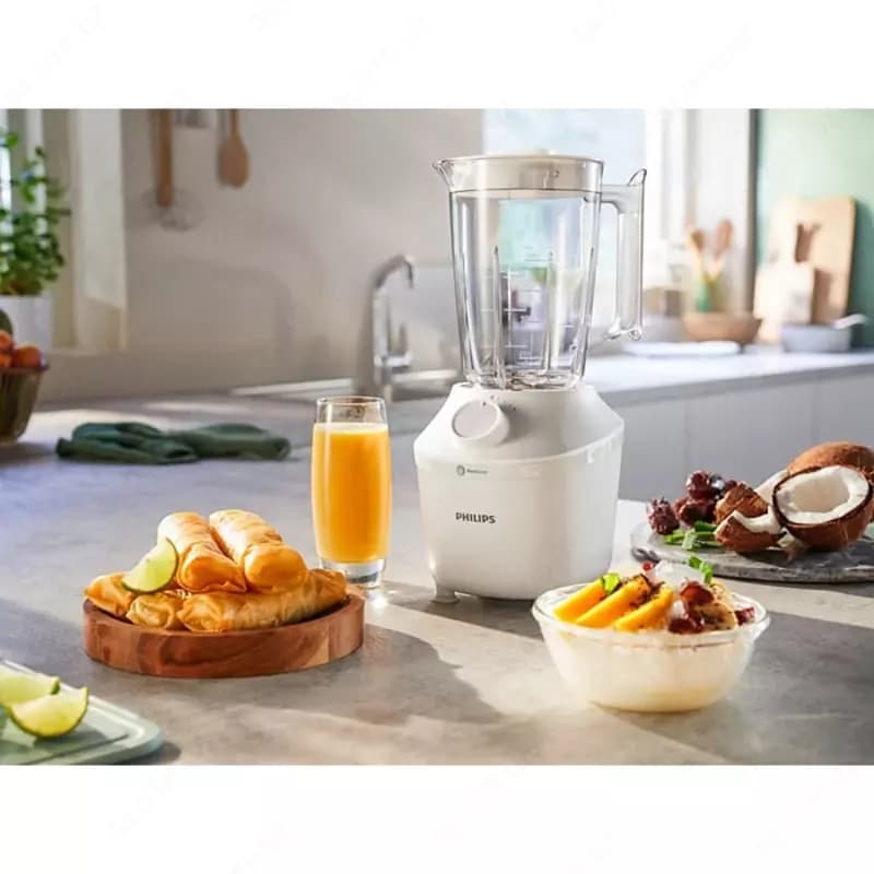 Блендер ”PHILIPS” HR2041, 450W, ProBlend (Белый) — 5