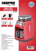 Кофемашина GEEPAS GCM41512