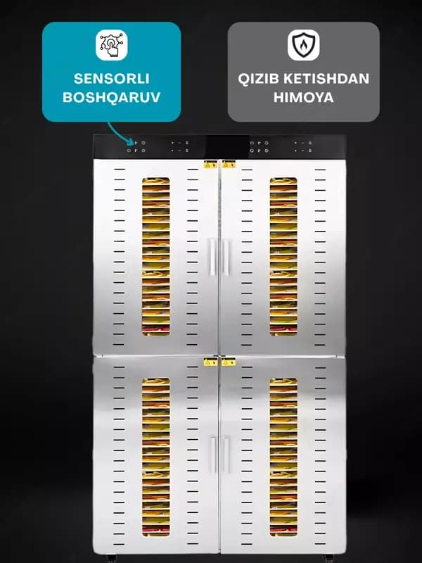 Сушилка-дегидратор Uskunalar US-96, для овощей, фруктов и пастилы — 4