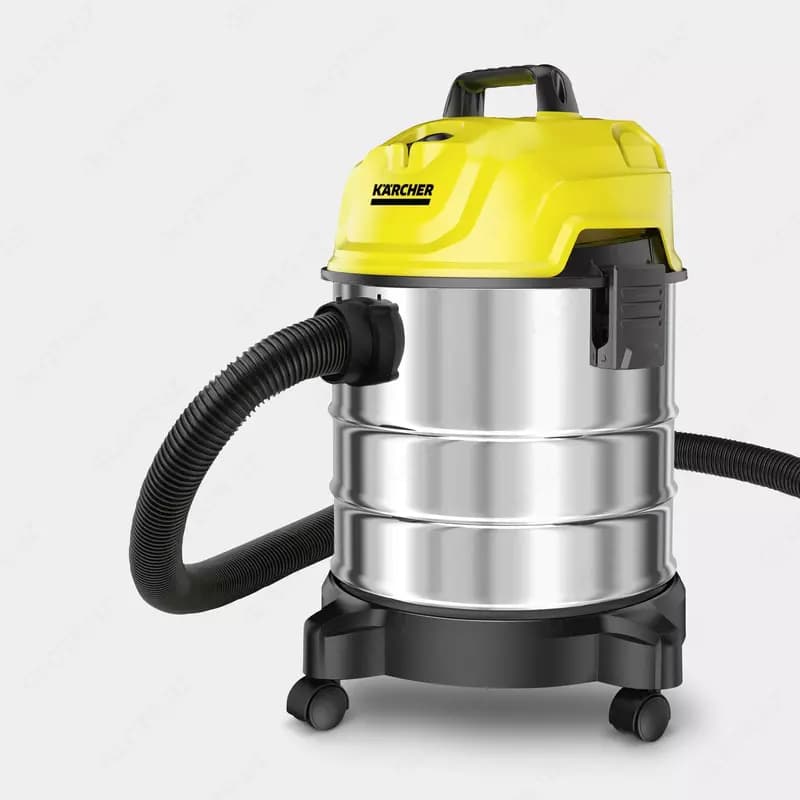 Универсальный пылесос Karcher WD1S Classic с баком 18 литров из нержавеющей стали. — 4