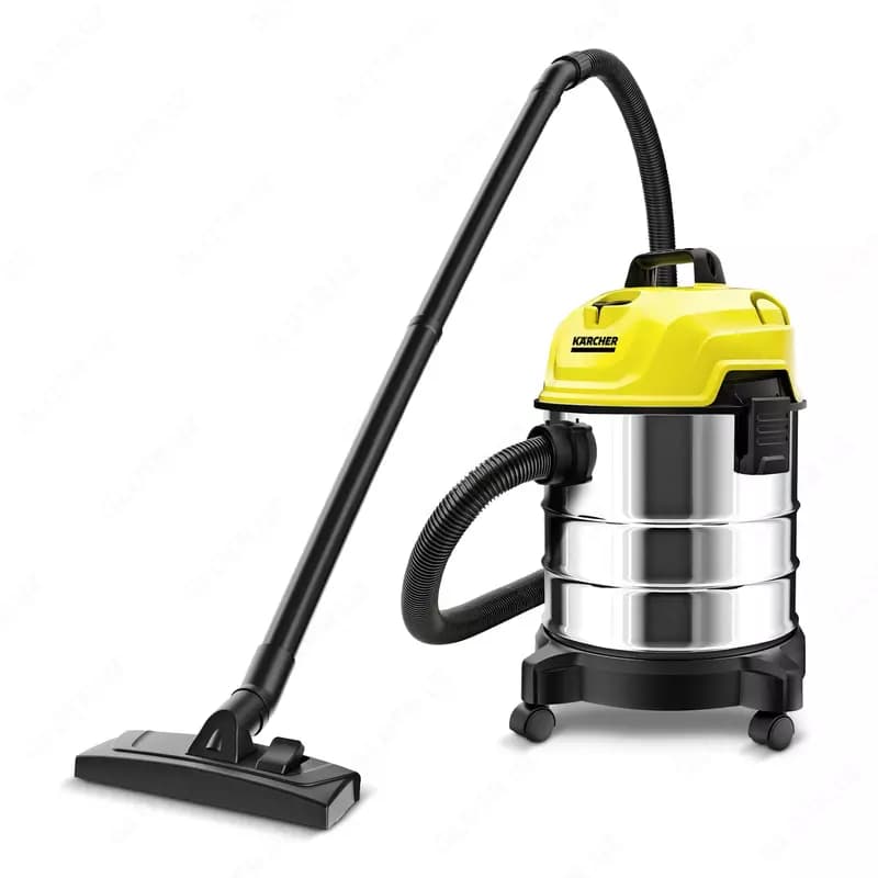 Универсальный пылесос Karcher WD1S Classic с баком 18 литров из нержавеющей стали. — 5