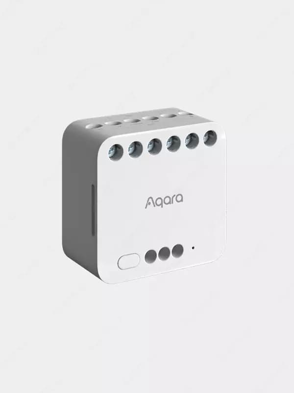 Реле двухканальное с сухим контактом Aqara T2 — 1