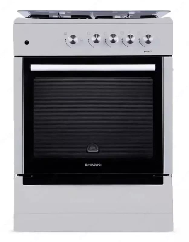 Газовая плита ГК ”Shivaki” 6401-G, 65 л. (Серая) — 2