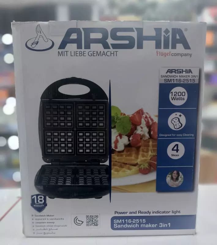 Гриль 3 в 1 Arshia CM116-2515 — 2