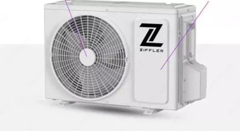Бытовая Сплит-система (кондиционер) ”Ziffler” Vigo 12, 35 м2, inverter (Белый) — 2